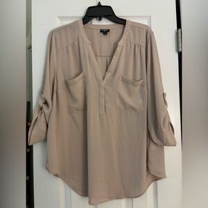 Torrid Harper Blouse - Beige/Tan